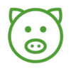 Icons-Website_Pig-BLK-Exp-GREEN